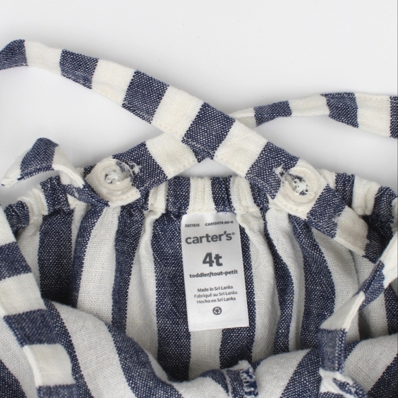 Carter’s 4T Striped Linen Dress - Picture 3 of 3